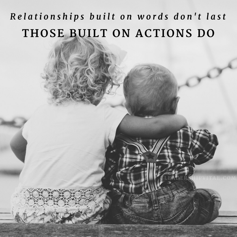 The strongest relationships aren't built on words.