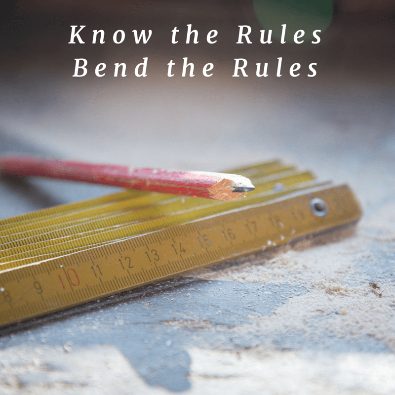 You need to know the rules so you can effectively bend them to meet the changing needs of your environment.